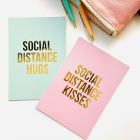 Postcard Social Distance Kisses