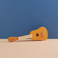 Yellow Wooden Guitar