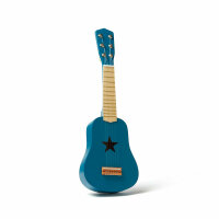 Blue Wooden Guitar