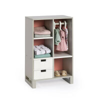 Doll Closet Viola in Grey/ White/ Pink