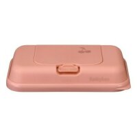 FunkyBox Wipe Dispenser To Go Matte Peachy Pink with Cherry