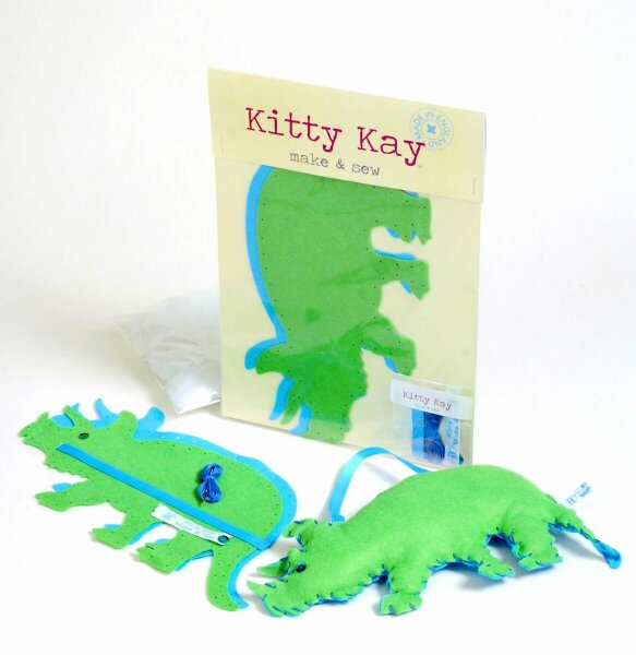 Make & Sew Felt Dinosaur Kit
