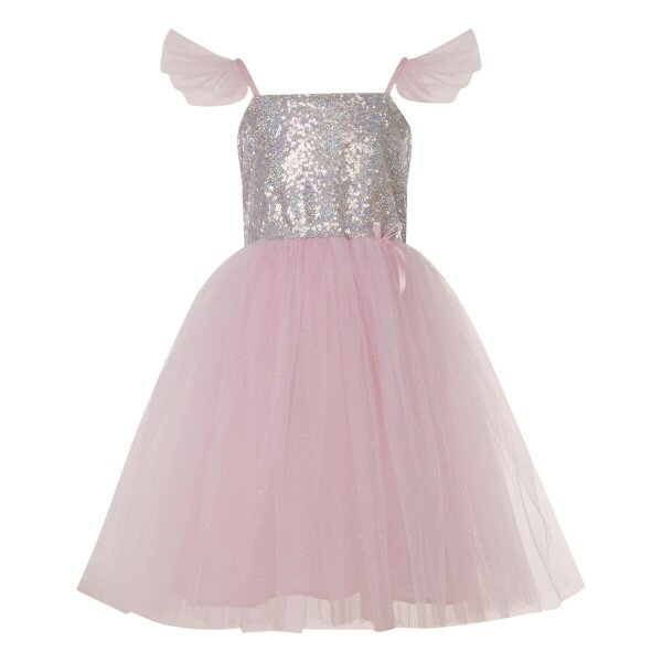 Princess Silver Sequins Dress