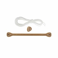 Lillagunga Bone - Oak - White Ropes