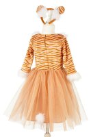 Tigerkleid Kleid mit Haarreif Thara